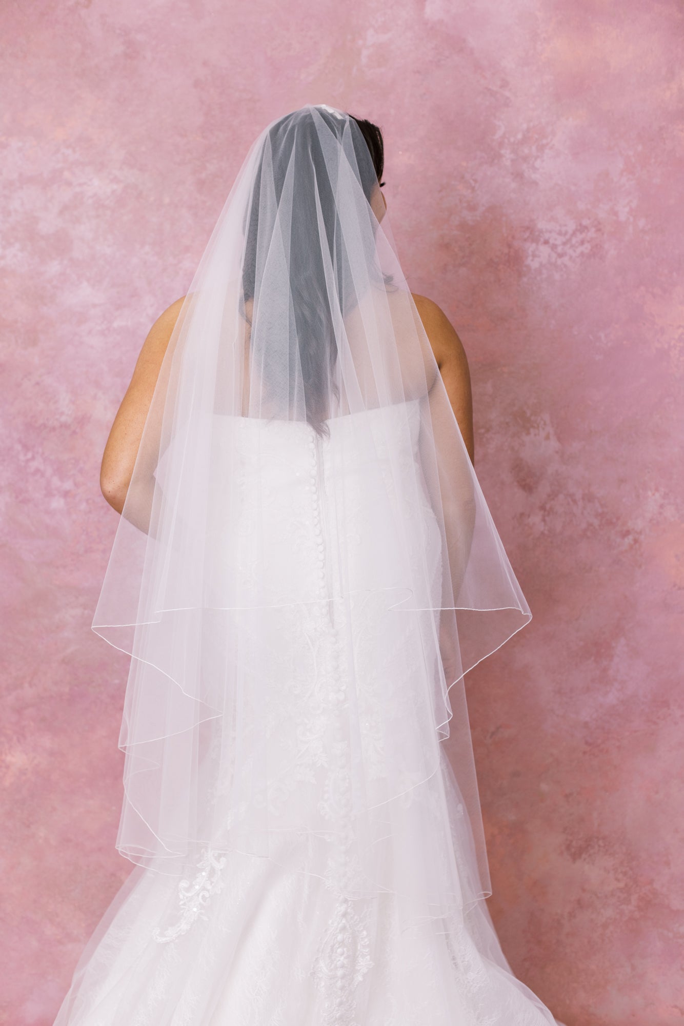 Tulip Two-Tier Fingertip Veil