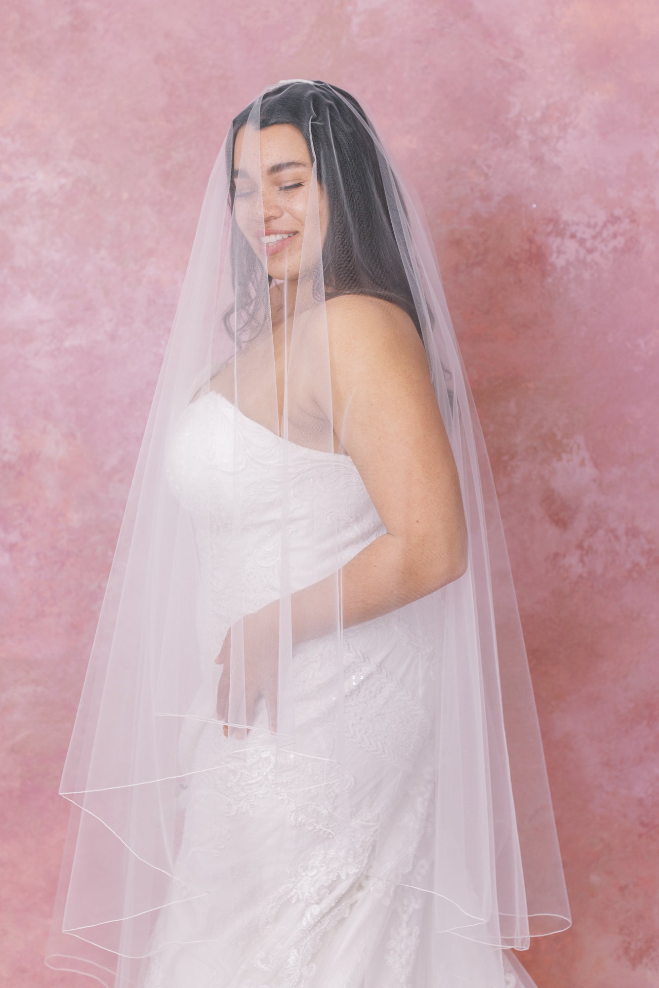 Tulip Two-Tier Fingertip Veil