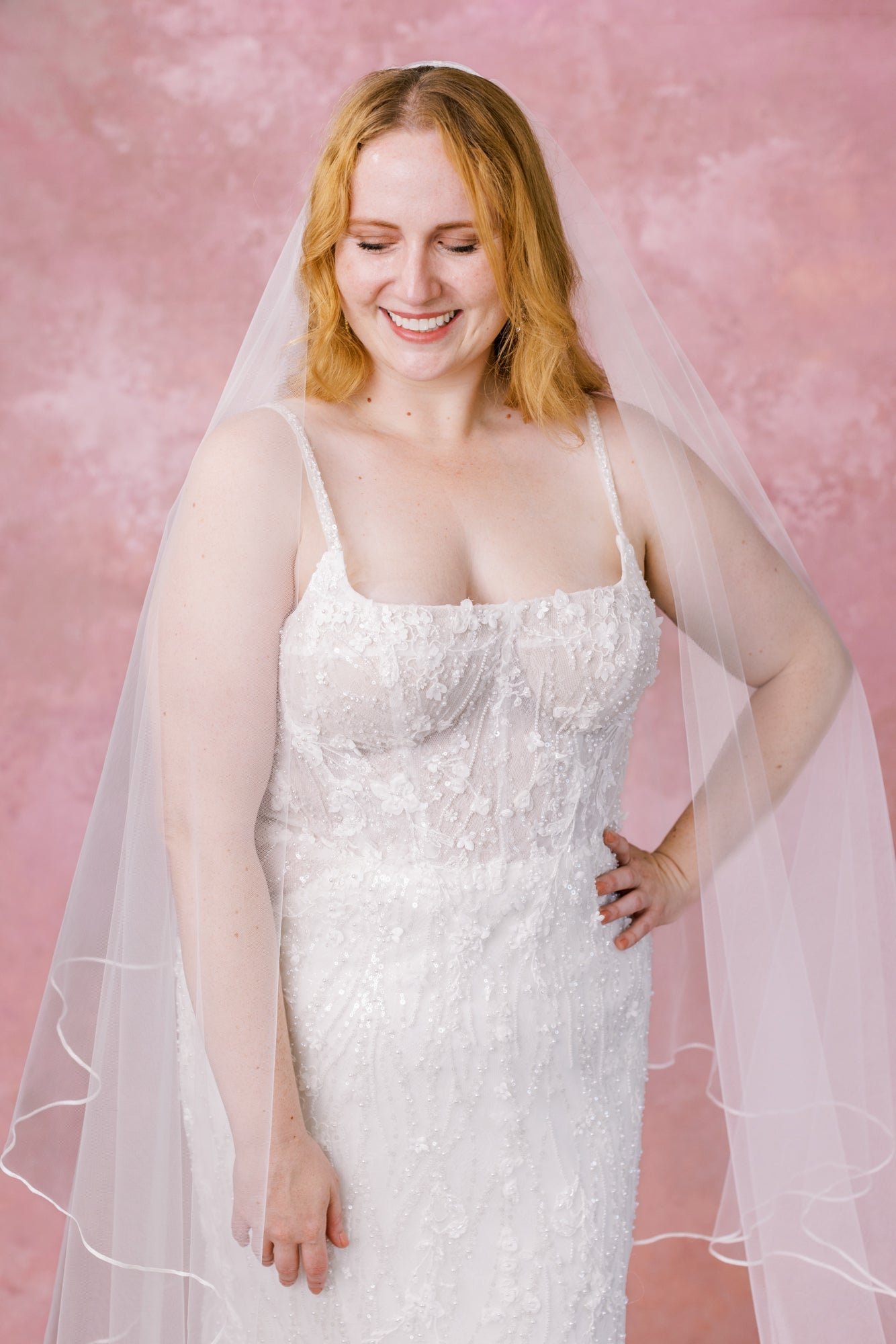 Tulip Two-Tier Fingertip Veil